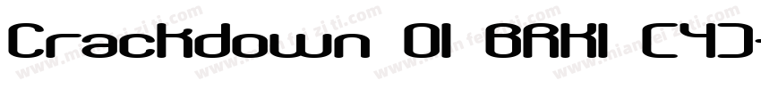Crackdown O1 BRK1 (4)字体转换